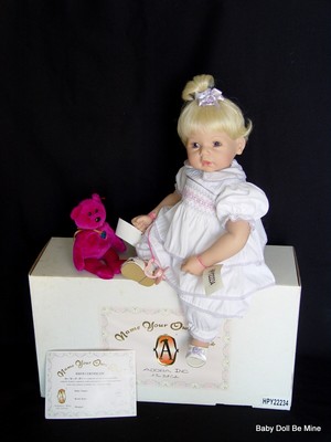 Retired 03 Rare 22 Adora Name Your Own Baby Hpy Blonde Hair Blue Eyes Ebay