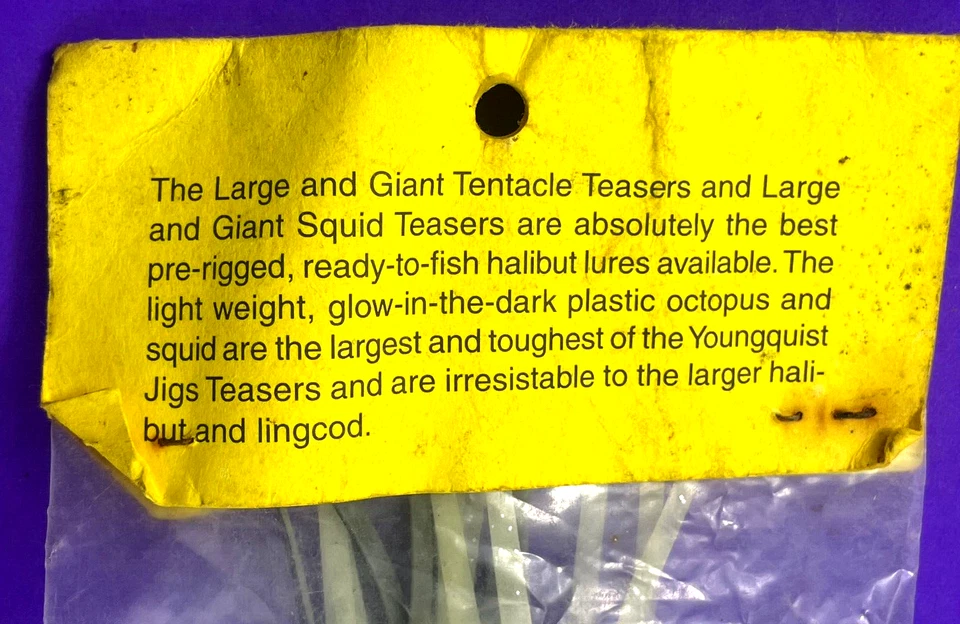 批量 * 发光鱿鱼夹具,Gamakatsu 8/0,Jorgensen Sturgeon 4/0,Wally Halibut jq — 第 3/4 张图片