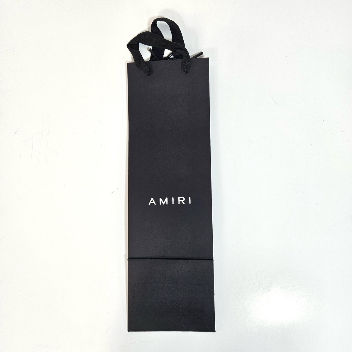 AMIRI Gift Paper Bag for Wine/Bottle Black 13.75”x4.25”x3.5” | eBay
