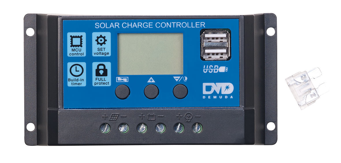Régulateur de charge solaire 20A Revolt avec double port USB pour batterie