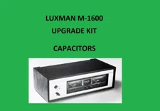 Amp LUXMAN M-1600 Repair KIT capacitor restoration service recap fix rebuild