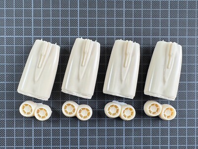 1:72 Frozen Wing Models 4x resin engines for Revell/Monogram B-52 Stratofortress