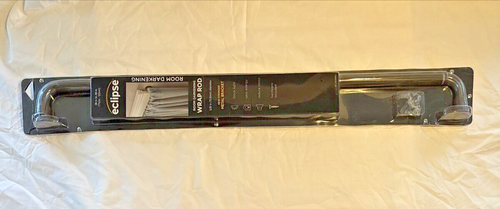 Eclipse EC Wrap Around Window Curtain Rod, 28-48", Expresso