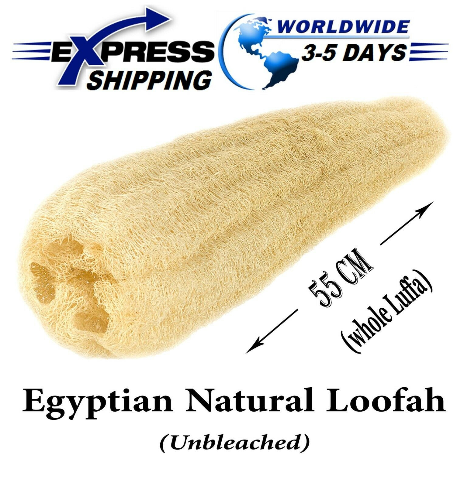 Natural Egyptian Loofah Bath Sponge Body Scrubber Organic Lofa Skin