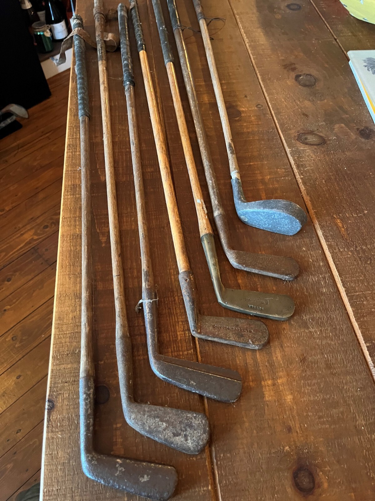 Golf memorabilia 7 rare and collectable hickory shafted golf clubs eBay