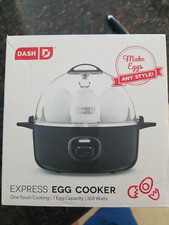  EIERKOCHER DASH EXPRESS 7 EIER KAPAZITÄT FÜR HARTGEKOCHT ..BRANDNEU