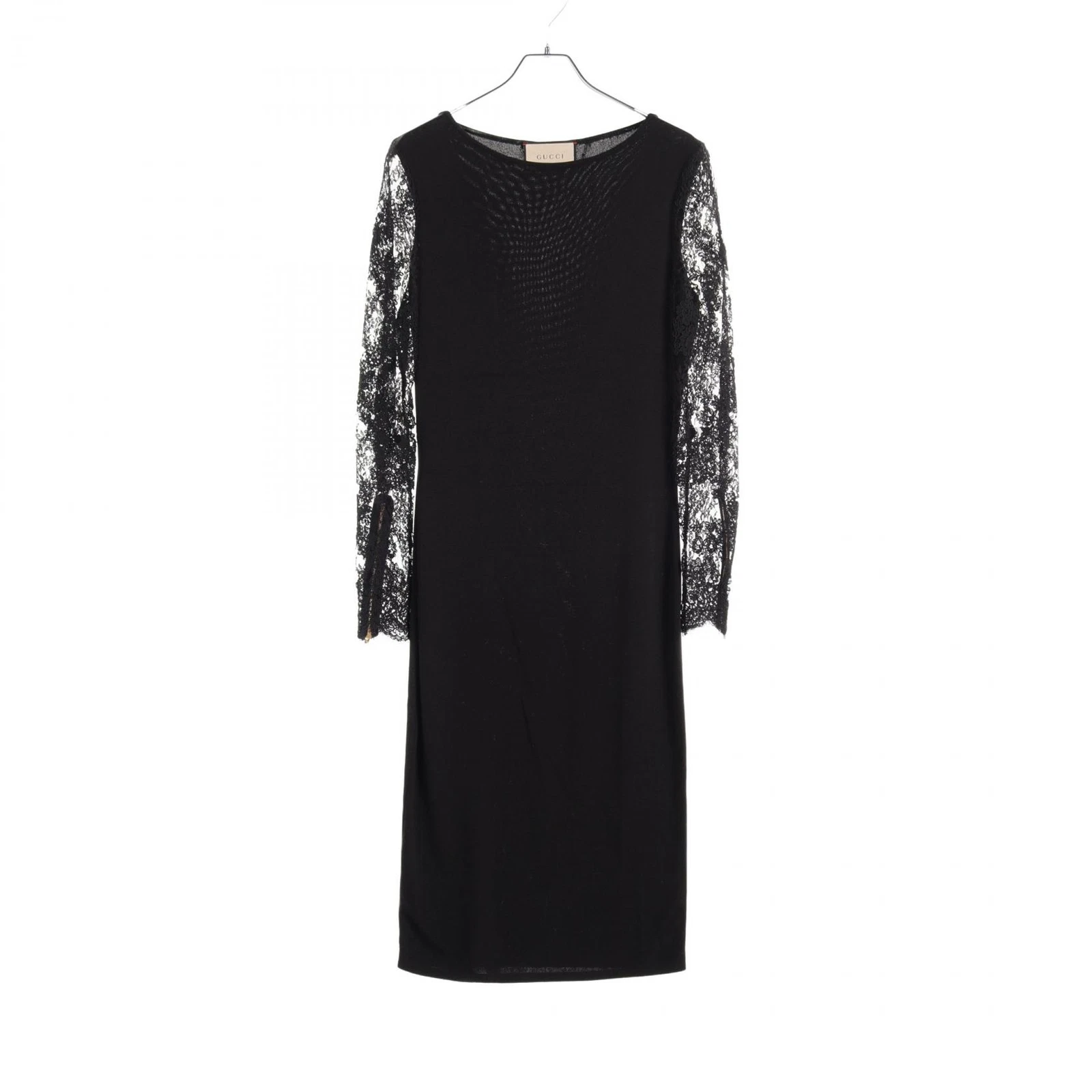 Robe une pièce GUCCI rayonne noire occasion femme taille M