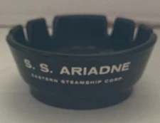 Vintage SS Ariadne Eastern Steamship Corp Advertising Ashtray