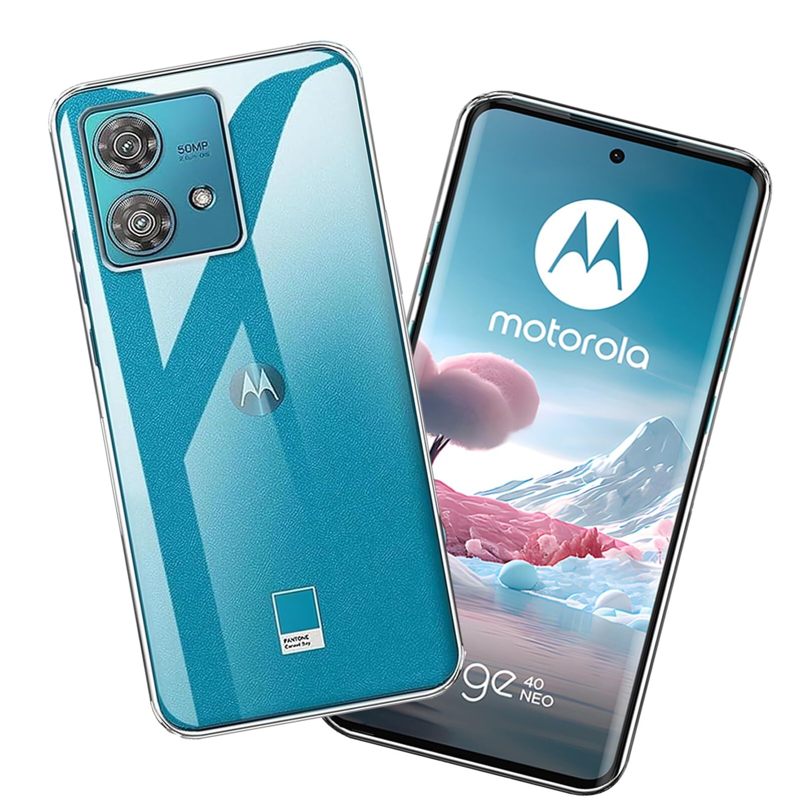 UNEED Smartphone Case for Motorola Edge 40 Neo Cover for Edge 40 Neo TPU Ul 181