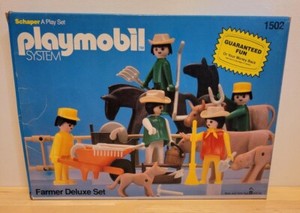 PLAYMOBIL SCHAPER COWBOY deluxe set 040 Incomplet année 1976 EUR 99,99
