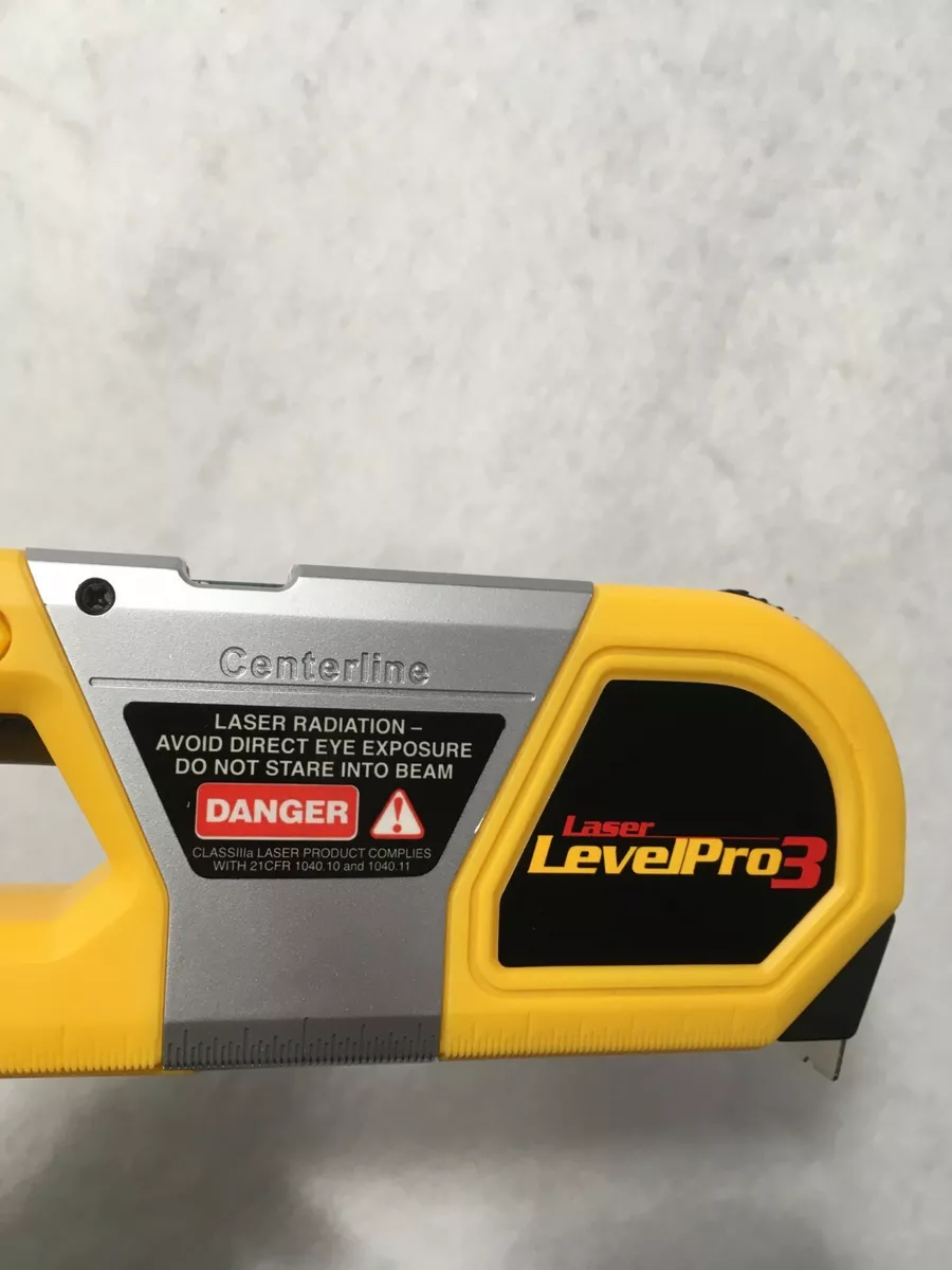 centerline LASER LEVEL PRO3 W MEASURE TAPE 00152C