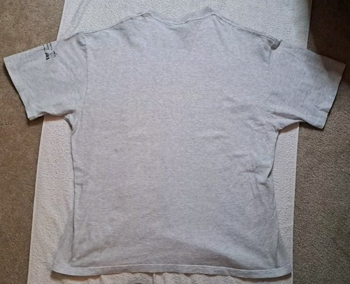 Vintage 90s Men's XL Harborside Graphics Hummingbird Tee Single Stitch USA Gray - Picture 4 of 6