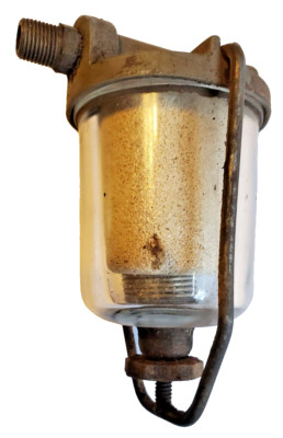 1937 -1949 CHEVROLET ACCESSORY DUREX FUEL FILTER LONG GLASS