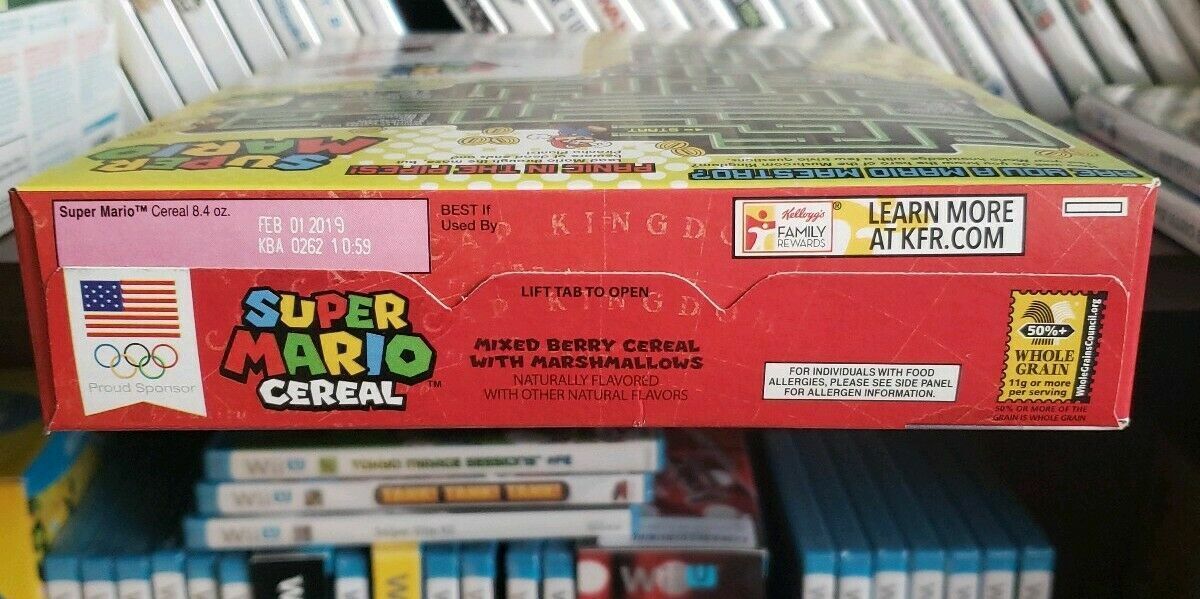 Embalagem de cereal da Nintendo tem chip de RFID embutido