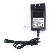 DC12V 5A Wall Plug Adapter With DC Solder-Free Plug Converter AC100-240V 50/60Hz