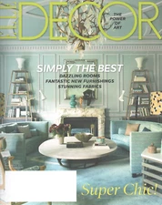 ELLE DECOR Magazine November 2015 Simply The Best Super Chic! Dazzling Rooms