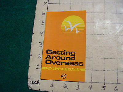 Vintage BELL PHONE getting around overseas EUROPE & MEDITERRANEAN 1975 16pg