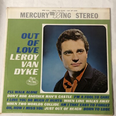 Leroy Van Dyke Out Of Love 16302 LP Vinyl Record/WH2