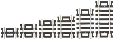 Atlas HO Scale Code 100 Straight Assortment (10 Pieces) Model Train Track