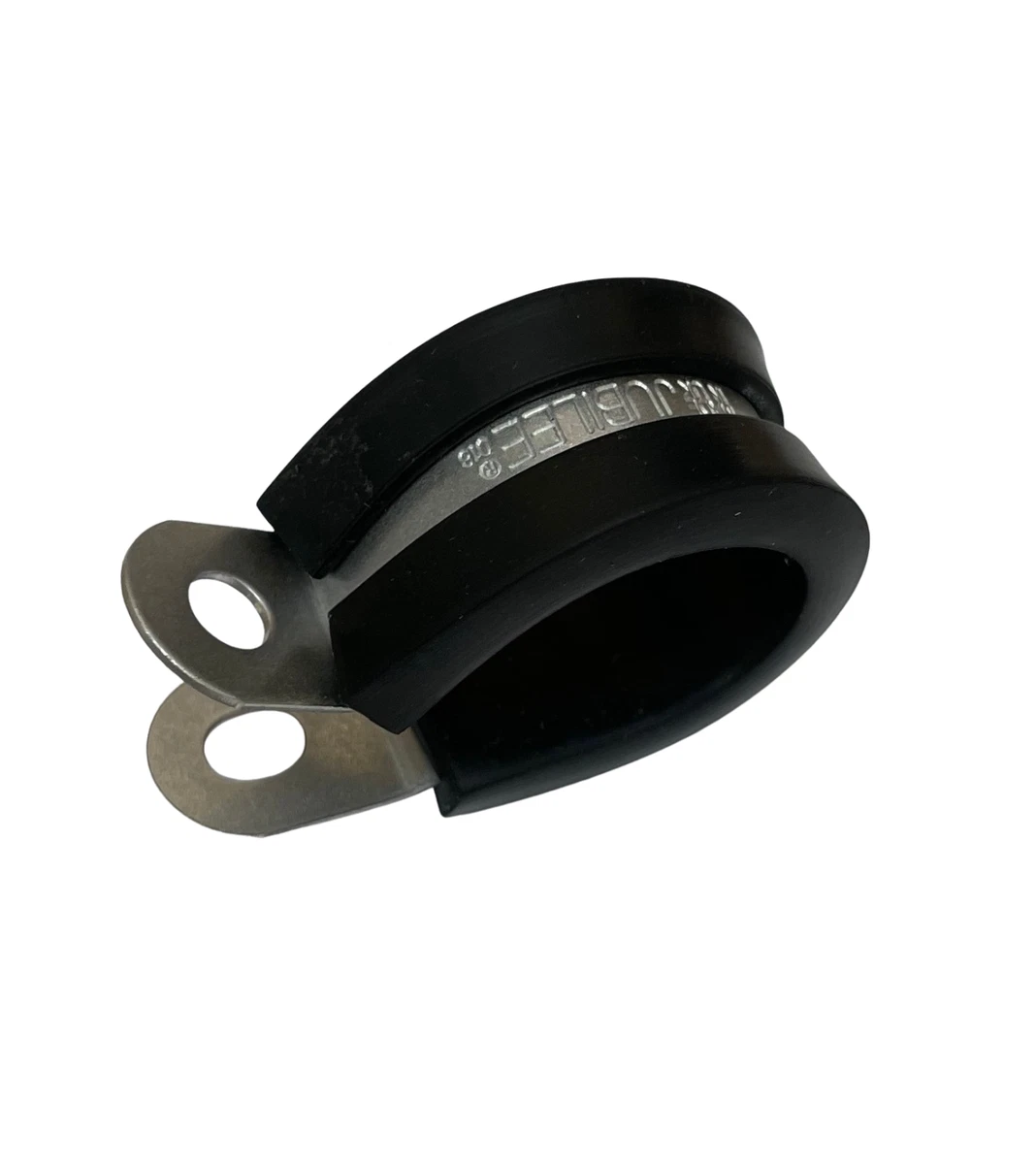 Rubber Lined P Clips Cable Mounting Hose Pipe Clamp Stainless Steel Mild Steel