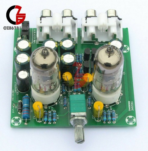 6J1 AC12V Valve Pre-amp Tube PreAmplifier Board Headphone Amplifier Acrylic Case - Picture 40 of 54