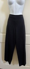 TOMMY HILFIGER NEW! Navy Blue Rayon Ponte Knit Side Zip Tapered Pants Sz 14 NWOT