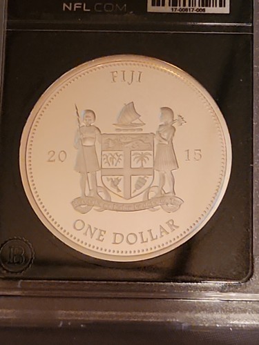 NFL Baltimore Ravens 2015 Authenticated Silver Dollar The Bradford Exchange Mint - Picture 2 of 17