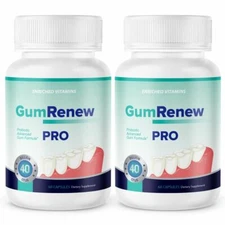 GumRenew PRO Advanced Gum Health Formula 120 Capsules Gum Renew 2 Bottles
