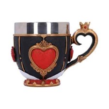 PINKYS UP ALICE IM WUNDERLAND VERDREHTE GESCHICHTEN KÖNIGIN DER HERZEN TEETASSE ORNAMENT