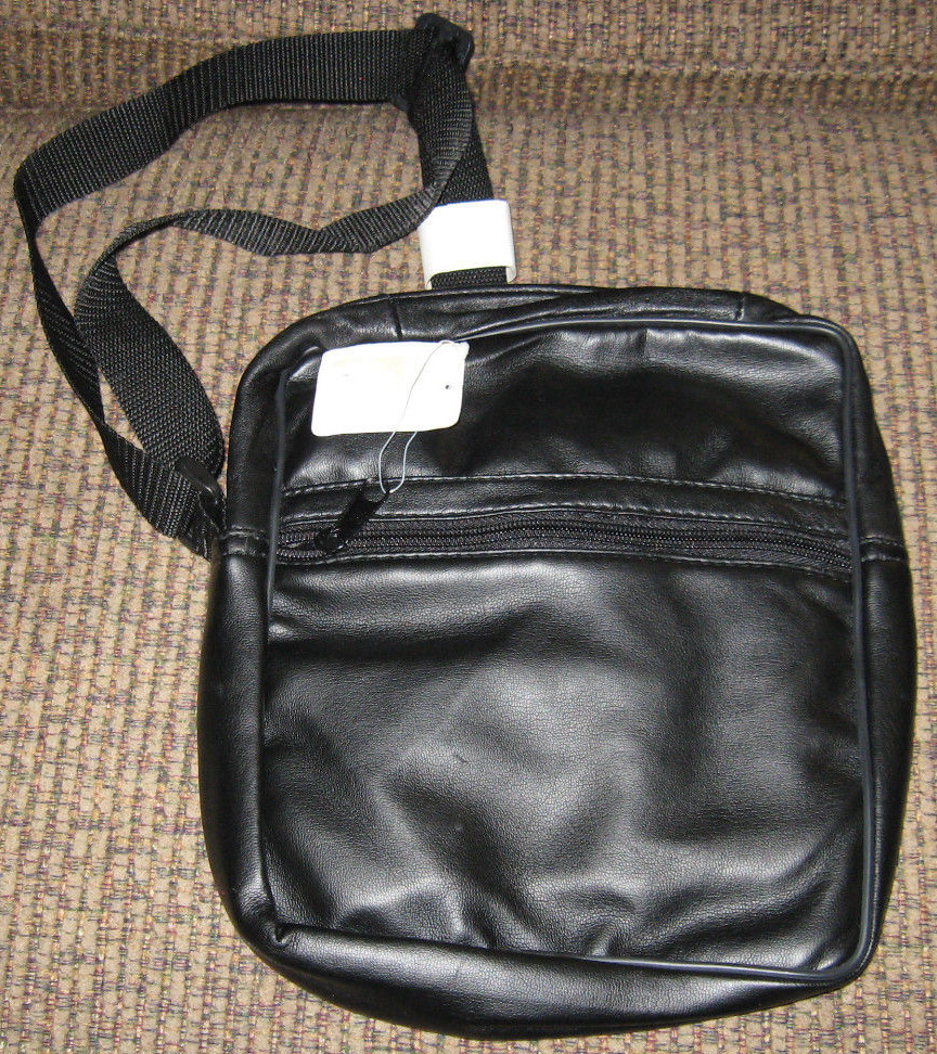WOMAN'S BAG - BLACK - LEATHER DIRECT