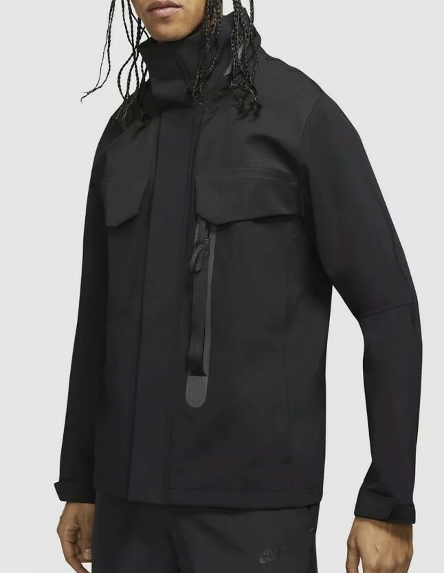 NIKE tech pack ミリタリージャケット M65 Nike Sportswear Tech Pack M65 Jacket Black Mens Size XXL
