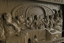 STL 3D Models LORD'S SUPPER 3 for CNC 3D Printer Engraver Carving Aspire Artcam