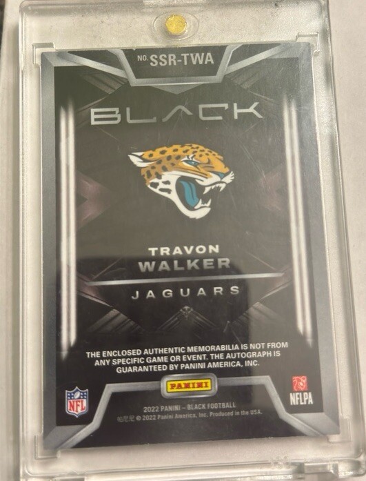 2022 Panini Black - Sizeable Signatures Rookie patch #SSR-TWA