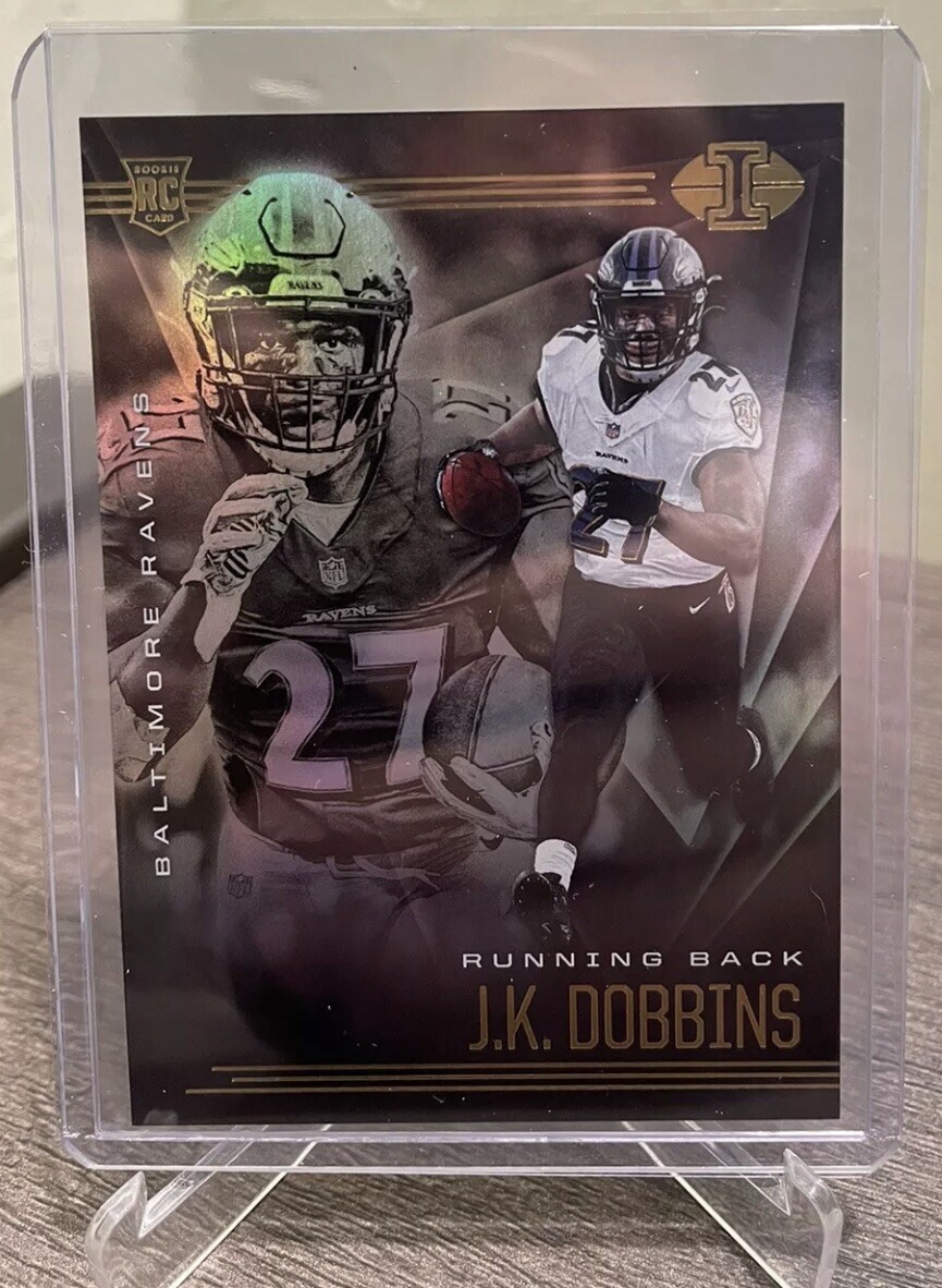 2020 Panini Illusions JK Dobbins Rookie Card 13 Ravens RC Gold Hobby eBay