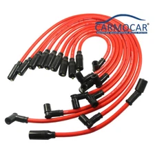 Red 10.2 mm Spark Plug Wires Set For 92-96 Chevrolet Corvette Lt1 5.7L