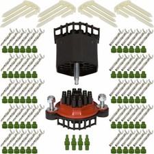 Weather Pack 22 Pin 20-18 AWG Bulkhead Connector Kit w/ Lock Nuts & Washers