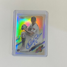 2021 Topps Chrome Humberto Mejia RC Refractor AUTO 467/499 #RA-HM Diamondbacks