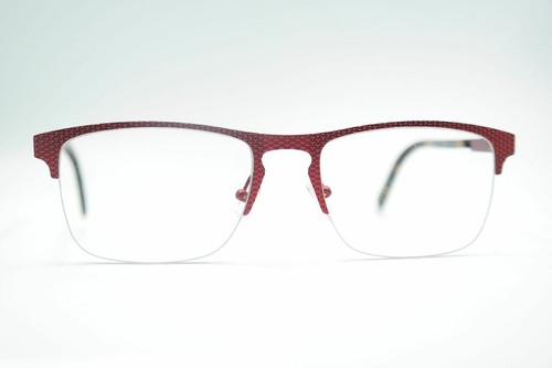 Eyes and More Jeff 55[]19 140 Red Semirimless Glasses Frame Eyeglasses