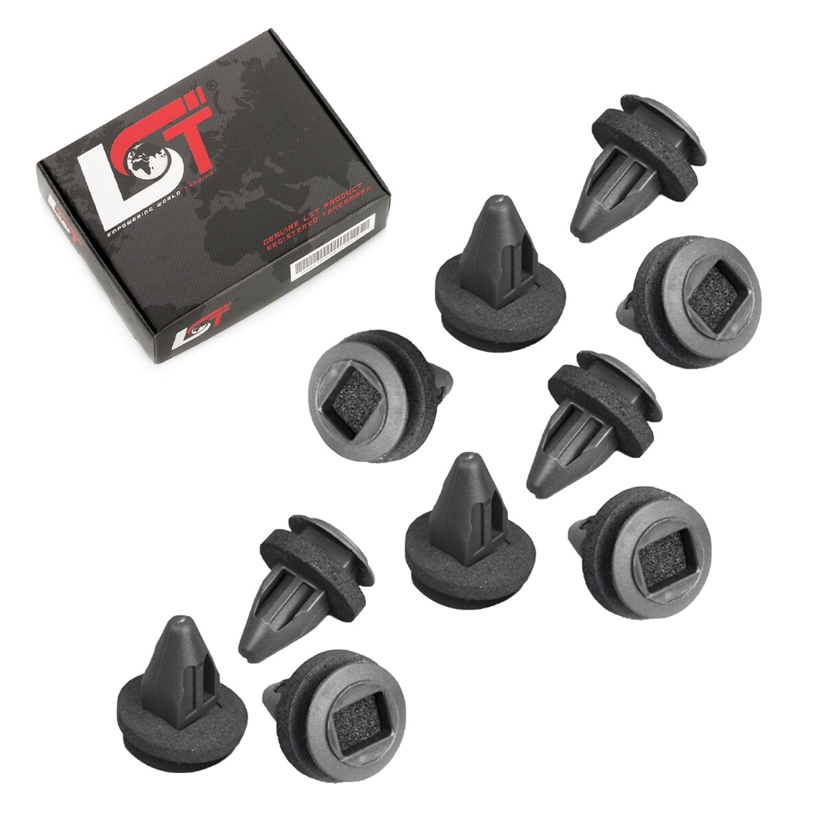 10X SPREADER NUT REAR BUMPER MOUNTING CLIP For OPEL