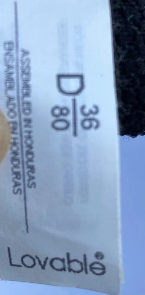  PRECIOSO SUJETADOR TALLA 36D NEGRO SIN RELLENO  Foto 4 de 4