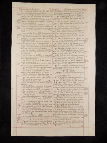 1680 OXFORD BIBLE LEAF PSALMS FOLIO KING JAMES RED RULED *YOU PICK* - Picture 4 of 11