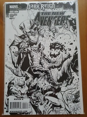 NEW AVENGERS 54 2nd Print VARIANT  Second Bendis Cage Tan Sentry Marvel Dark