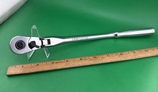 Vintage Craftsman 44835 -vs Chrome Flex Head Angled 38 Drive Ratchet Made Usa
