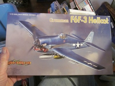 Dragon Cyber-hobby #5060 1/72 Scale, Grumman F6F-3 Hellcat read description