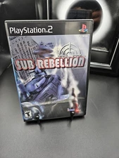 Sub Rebellion / PlayStation 2 PS2 / CIB W Reg Card / Clean / Tested / Read 