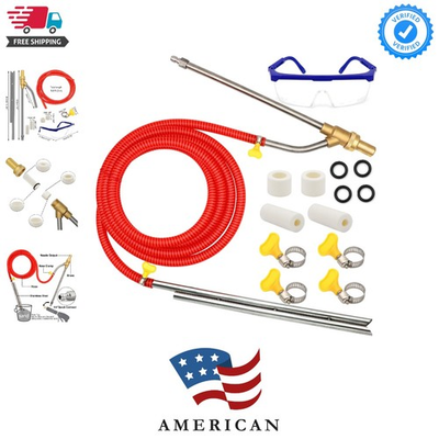 #ad Pressure Washer Sandblasting Kit 5000 PSI Wet Sandblaster Attachment Power ... $45.59