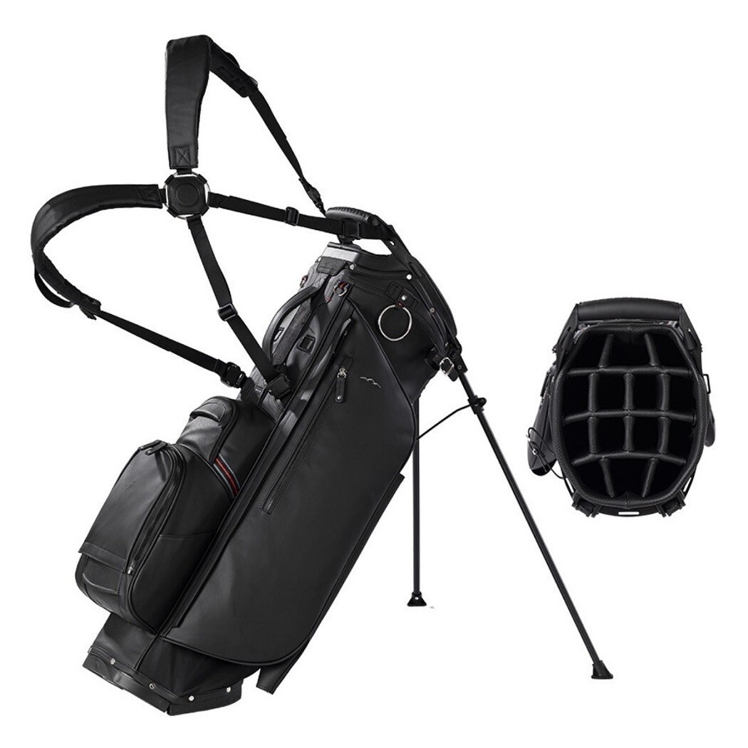 Sun Mountain Matchplay 14-Way Stand Bag – Premium Duravinyl Golf Carry – Black