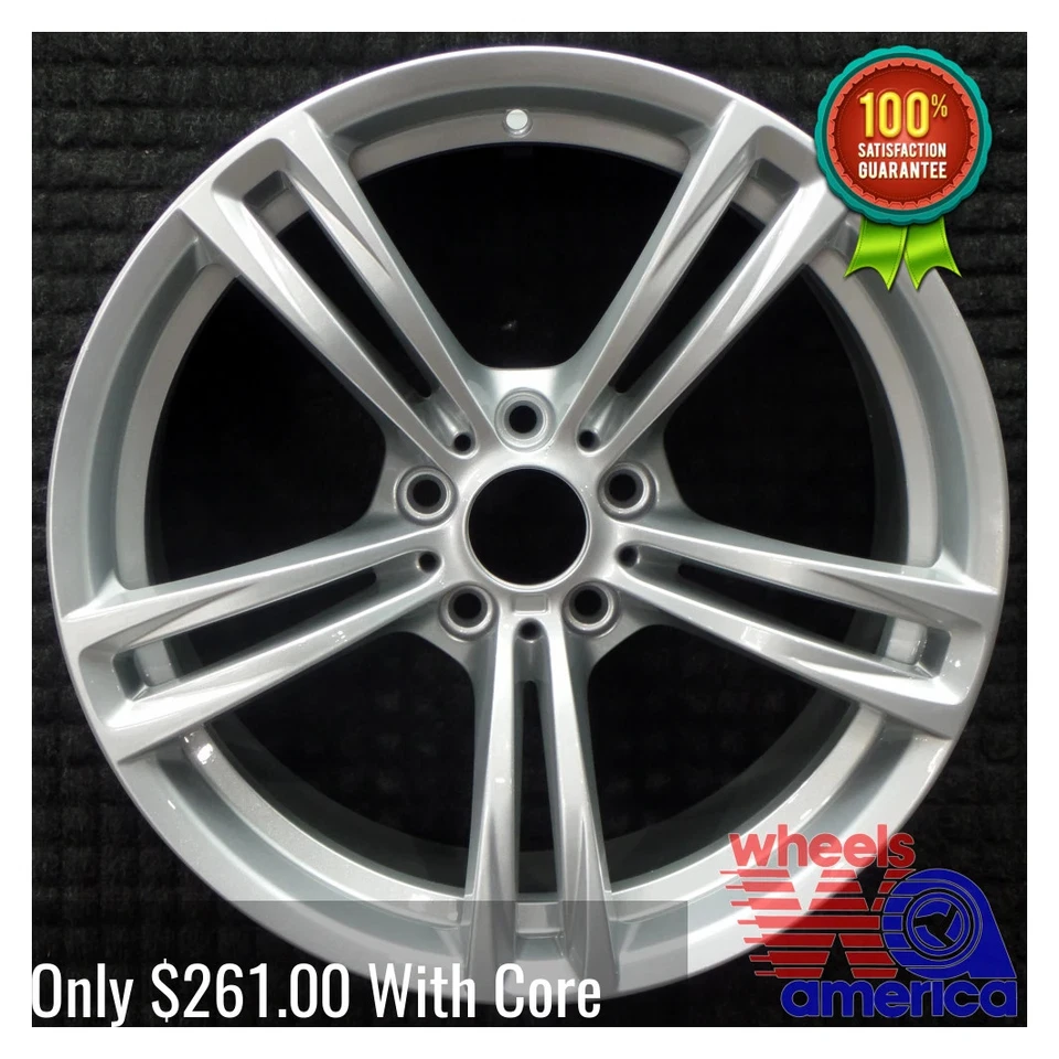 Wheel Rim BMW M5 M6 19 2012-2019 36112284252 Painted OEM Factory Front OE 71556 - Image 2 of 4