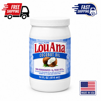 LouAna 100% Pure Coconut Oil, 14 fl oz