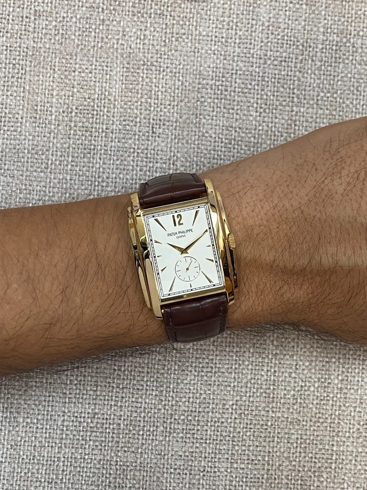 Patek Philippe 5124 Gondolo 18k Yellow Gold Mens Manual Watch 5124J - Image 4 of 4